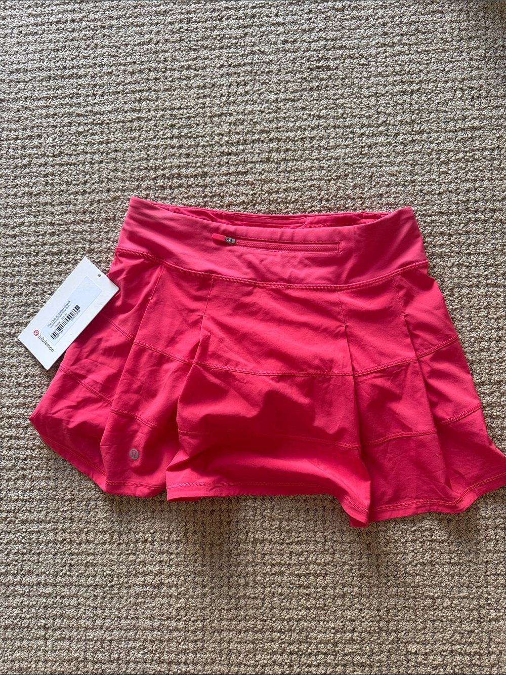 lululemon athletica bright pink athletic skort - Picture 2 of 3